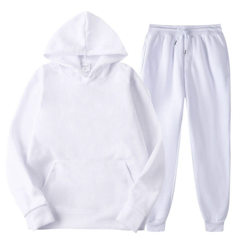 Mens Tops And Pants Sets Hooded Sweatshirt With Sweatpants Hoodie Spor