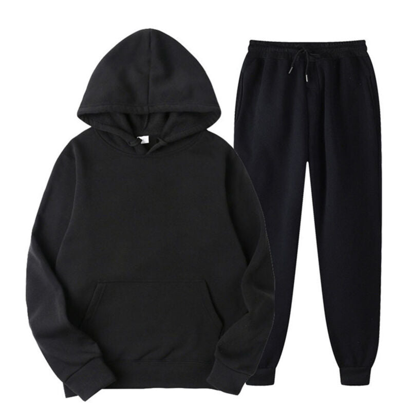 Mens Tops And Pants Sets Hooded Sweatshirt With Sweatpants Hoodie Spor