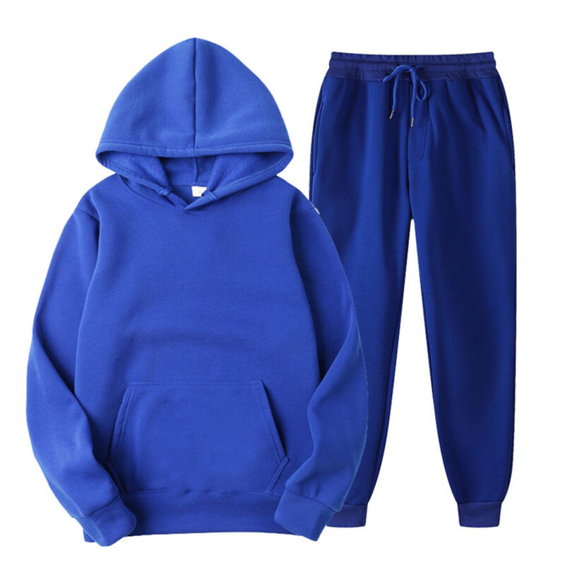 Mens Tops And Pants Sets Hooded Sweatshirt With Sweatpants Hoodie Spor