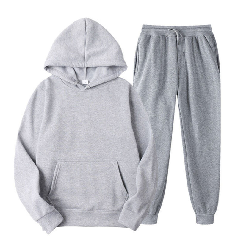 Mens Tops And Pants Sets Hooded Sweatshirt With Sweatpants Hoodie Spor