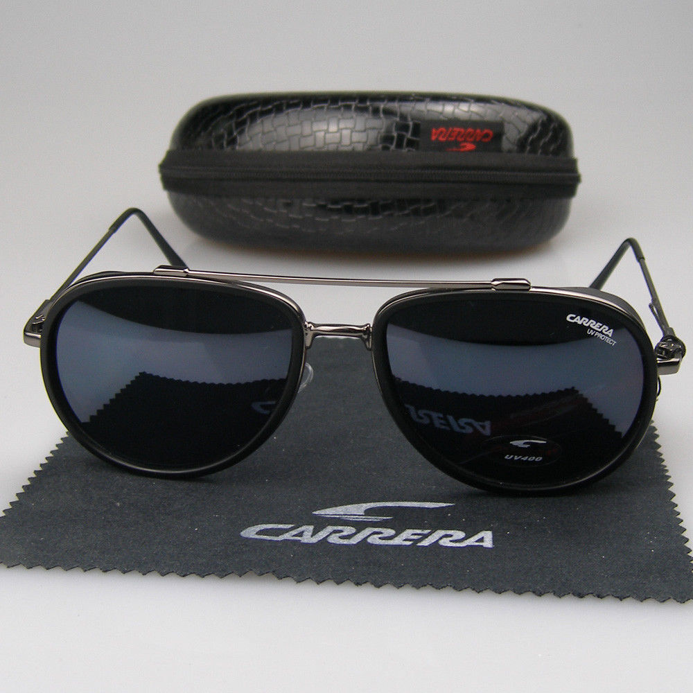 New Arrived Men Women Retro Sunglasses Windproof Matte Frame Carrera G