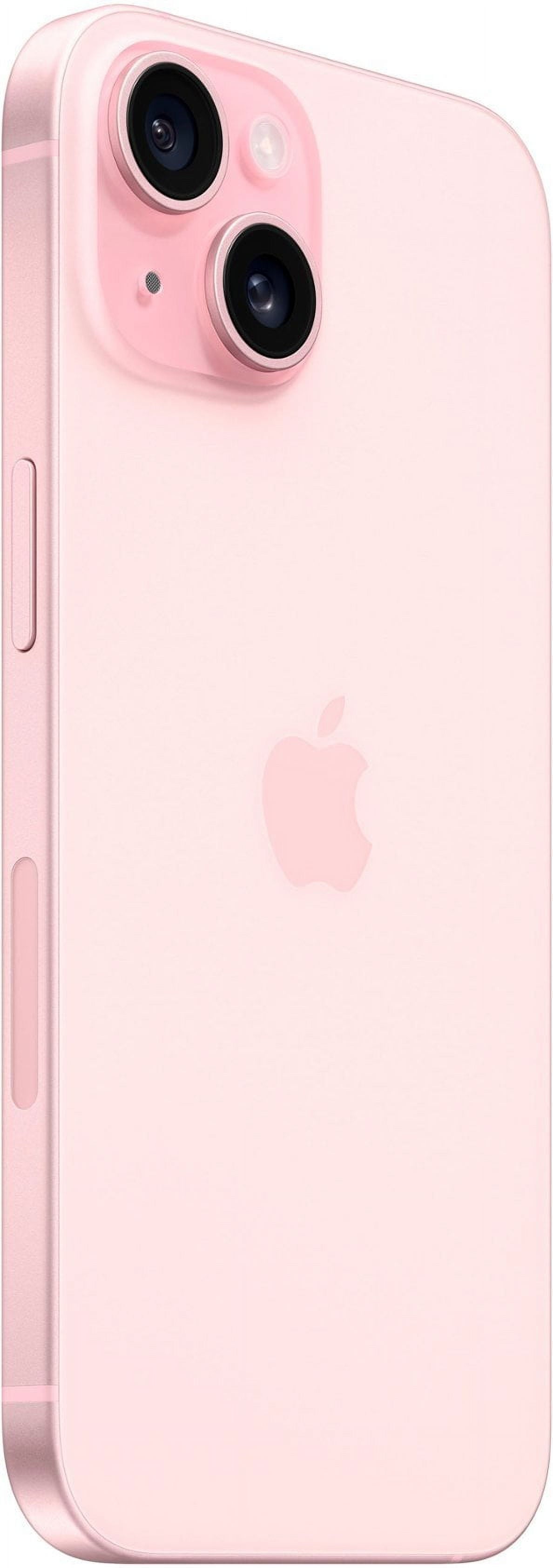 Restored Apple iPhone 15 - T-Mobile - 128 GB Pink (Refurbished)