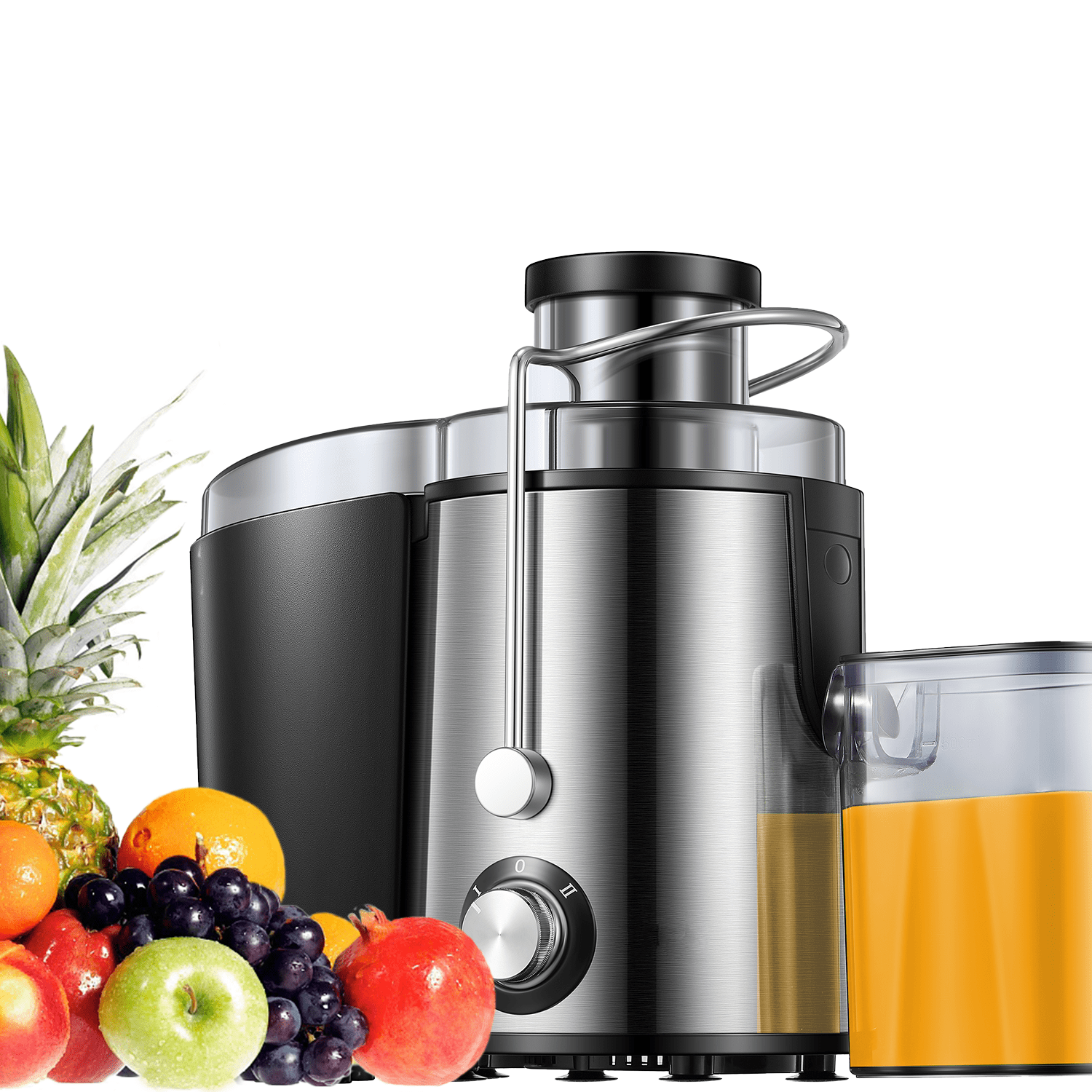 Juicer, Upgraded Juicer Machine for Fruits and Vegetables with 3'' Wid