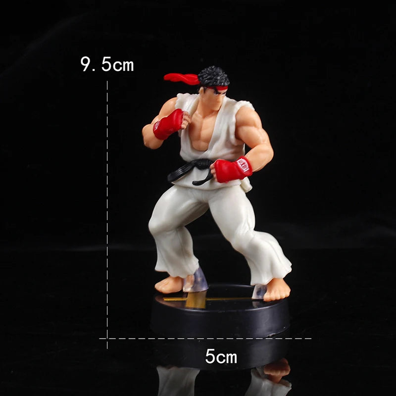 Anime Ken Masters Hoshi Ryu Action Figure PVC Toys Cute Street Fighter Game Dolls Room Decor Birthday Gift For Boys