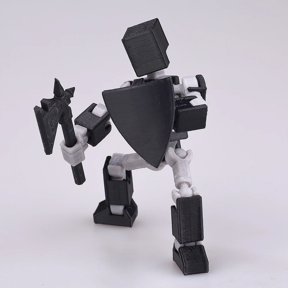 Multi-Jointed Movable Shapeshift Robot 3D Printed Mannequin Mini13 Character Figures Toys Kids Adults Parent-children Game Gifts