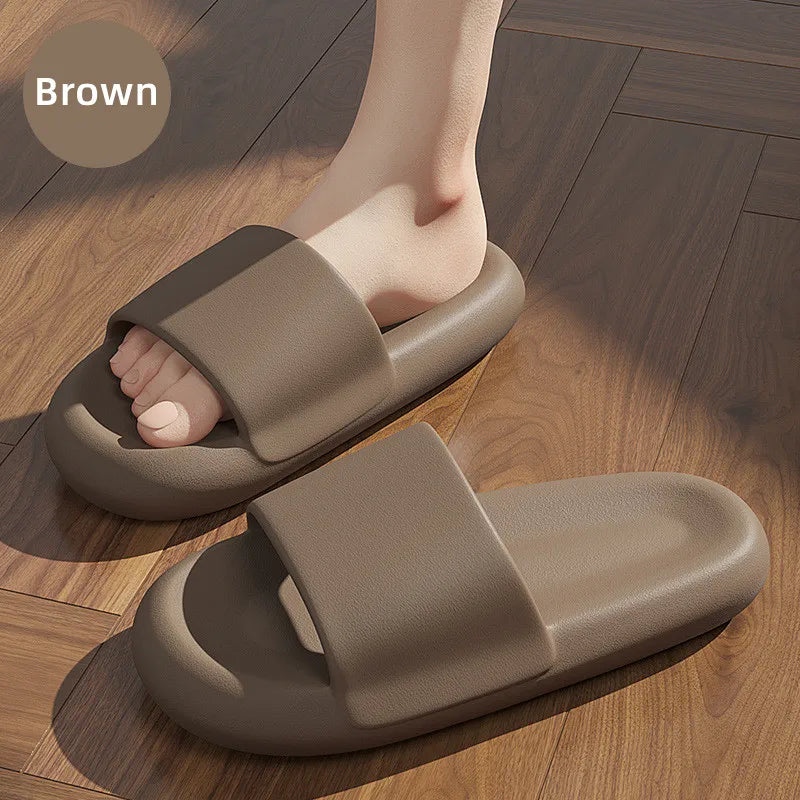 New Cloud Soft EVA Slippers Couples Home Outdoor Slipper Summer Beach Sandals Men Flip Flops Women Bedroom Thick Bottom Shoes