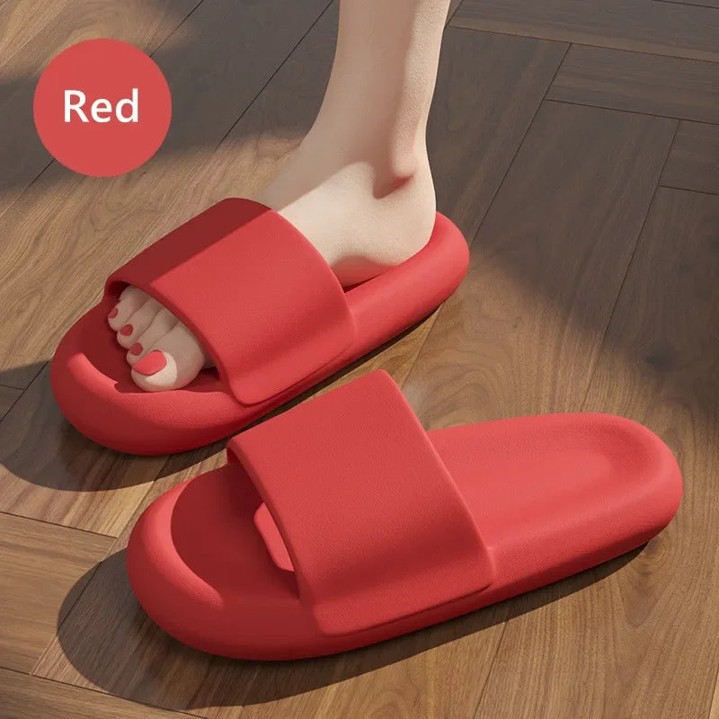 New Cloud Soft EVA Slippers Couples Home Outdoor Slipper Summer Beach Sandals Men Flip Flops Women Bedroom Thick Bottom Shoes