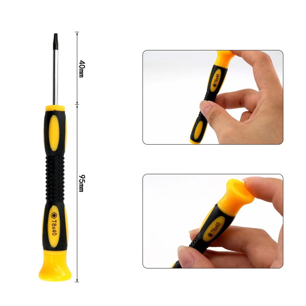 T3 T4 T5H T7H Hexagon Torx Screwdriver With Hole Screwdriver Removal Tool For Mobile Phone Telecommunication Repair Tools