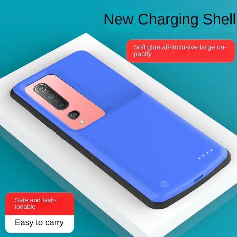 Battery Charger Case for Xiaomi 10 10pro 10S 10lite 10Ultra Charging Case Power Bank Telecommunications Mobile Phone Accessories