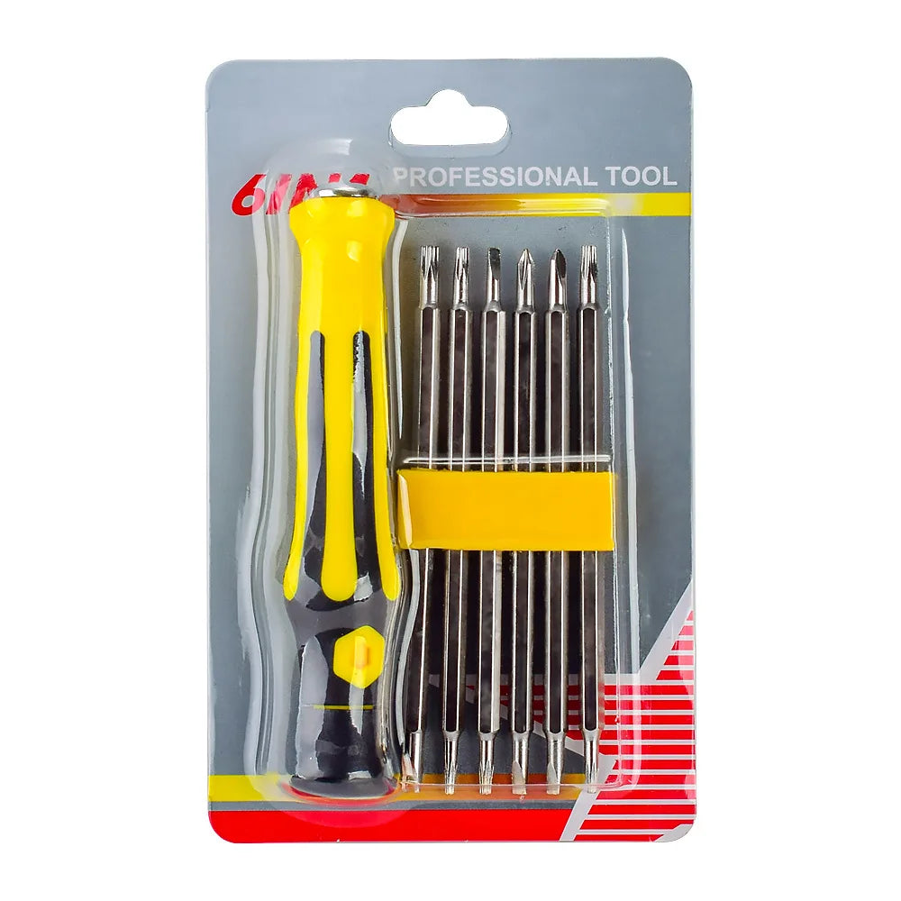 6 in 1 Multi-Purpose Screwdriver Cross Shaped Torx Blossom Y-Shaped U-shaped For Mobile Phone Telecommunication Repair Tools