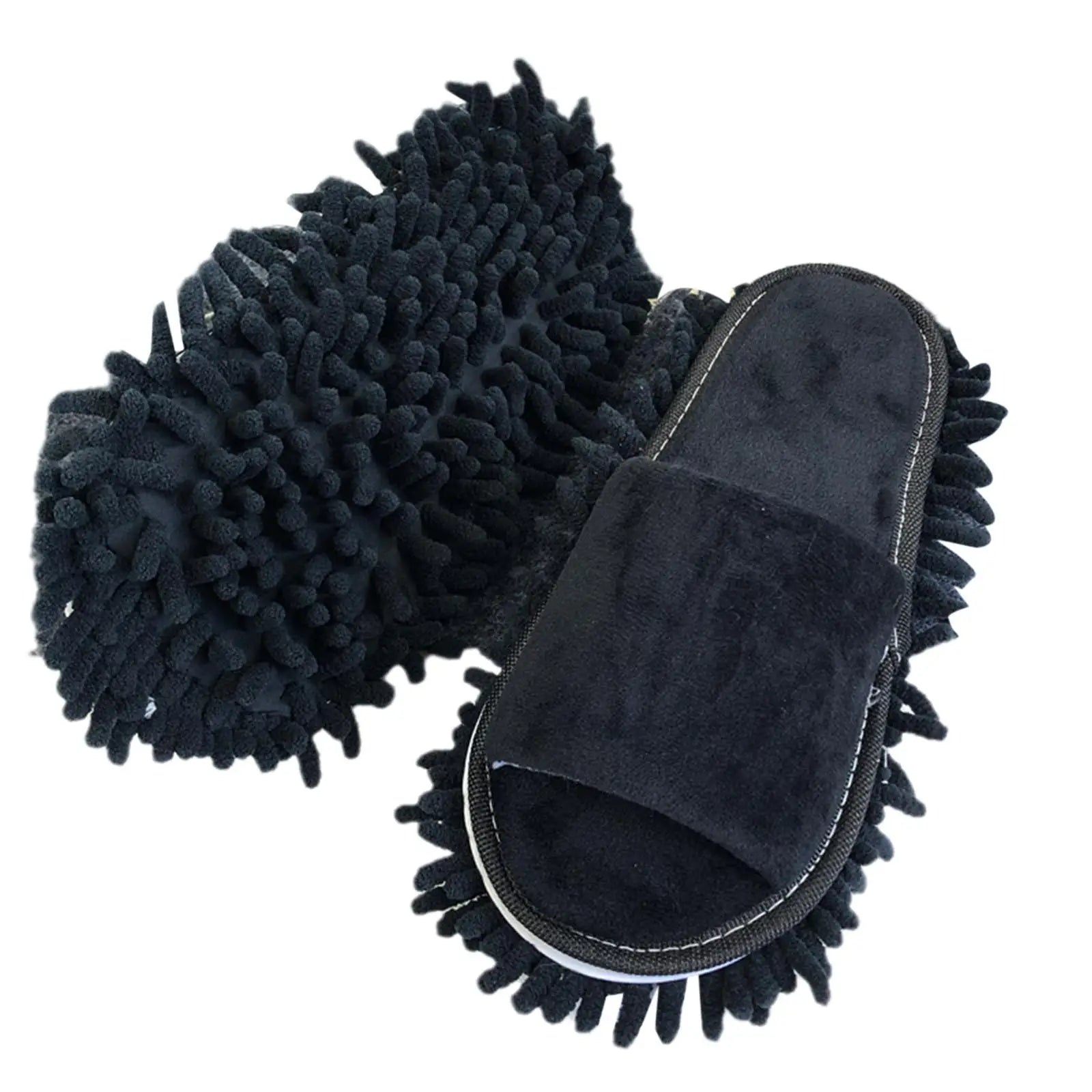 Lazy Mop Slippers Floor Dust Cleaning Slippers Shoes Clean Slippers Wipe The Floor Open-toed Lazy Wiping Slippers Mopping Shoes