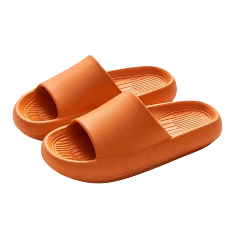 New Cloud Soft EVA Slippers Couples Home Outdoor Slipper Summer Beach Sandals Men Flip Flops Women Bedroom Thick Bottom Shoes