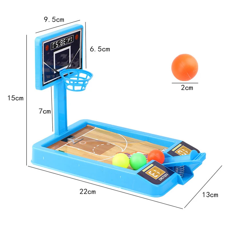 Mini Basketball Shooting Sports Games Children Play Sets Hoop 3-Ball Interactive Kids Board Game Desktop Ball For Children Toy