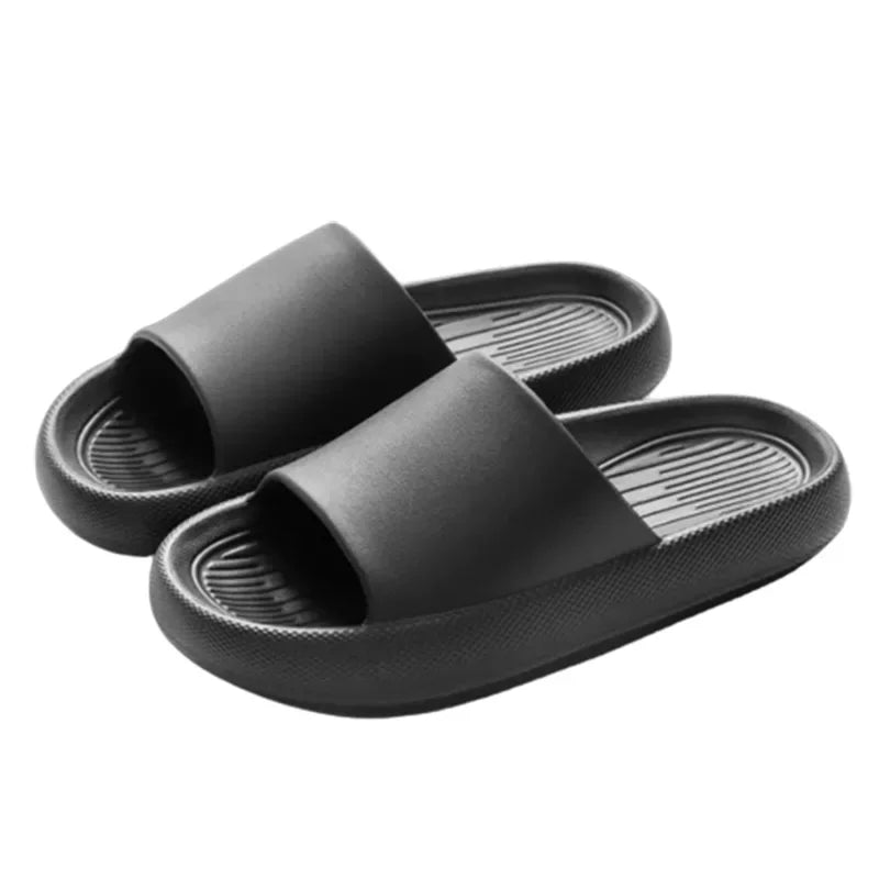 New Cloud Soft EVA Slippers Couples Home Outdoor Slipper Summer Beach Sandals Men Flip Flops Women Bedroom Thick Bottom Shoes