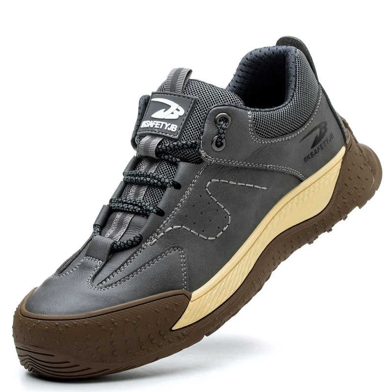 Insulation 6KV Male Composite Toe Work Shoes Sneakers Indestructible Anti-smash Anti-puncture Leather Safety Shoes