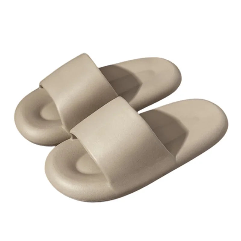 New Cloud Soft EVA Slippers Couples Home Outdoor Slipper Summer Beach Sandals Men Flip Flops Women Bedroom Thick Bottom Shoes