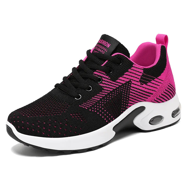 Running shoes Women 2024 spring new large size casual breathable lace-up air cushion sports shoes sneakers