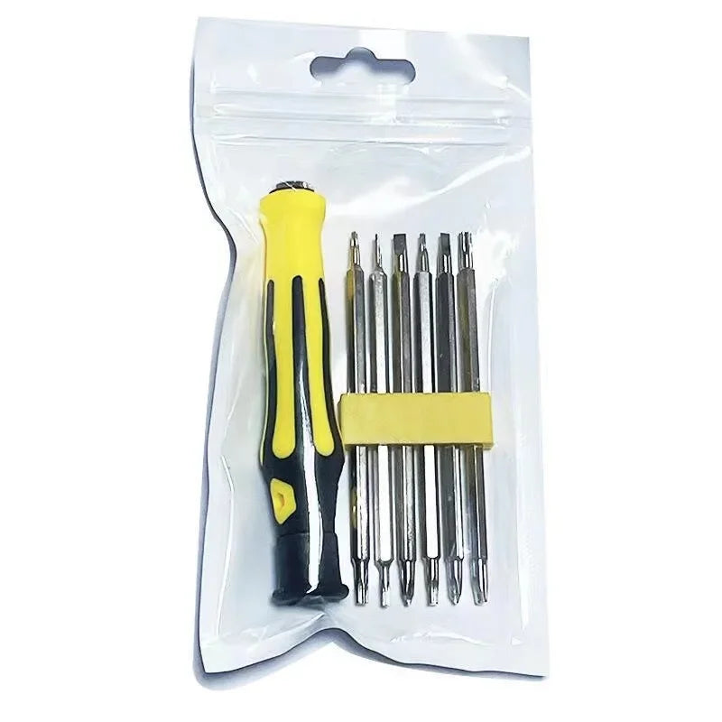 New 6 in 1 Multi-Purpose Screwdriver Cross Shaped Torx Blossom Y-Shaped U-shaped for Mobile Phone Telecommunication Repair Tools