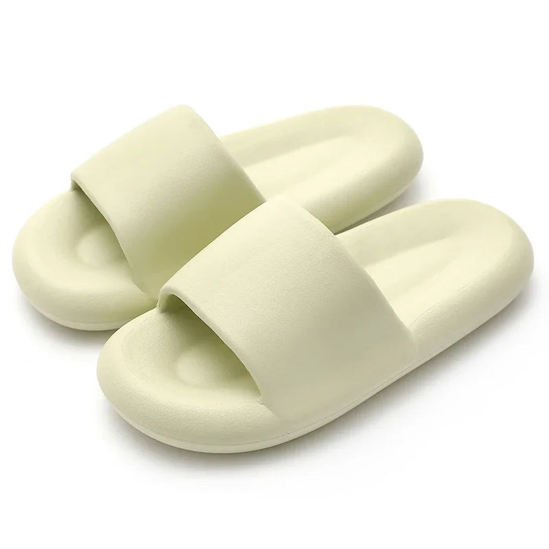 New Cloud Soft EVA Slippers Couples Home Outdoor Slipper Summer Beach Sandals Men Flip Flops Women Bedroom Thick Bottom Shoes