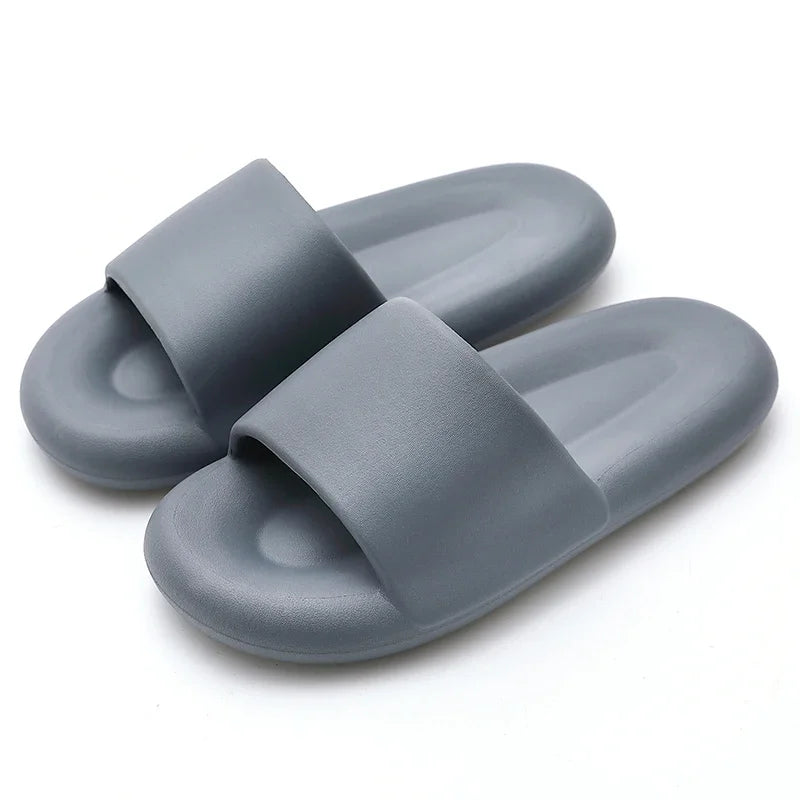 New Cloud Soft EVA Slippers Couples Home Outdoor Slipper Summer Beach Sandals Men Flip Flops Women Bedroom Thick Bottom Shoes