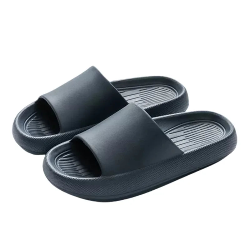 New Cloud Soft EVA Slippers Couples Home Outdoor Slipper Summer Beach Sandals Men Flip Flops Women Bedroom Thick Bottom Shoes