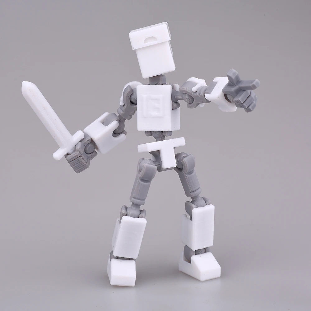 Multi-Jointed Movable Shapeshift Robot 3D Printed Mannequin Mini13 Character Figures Toys Kids Adults Parent-children Game Gifts