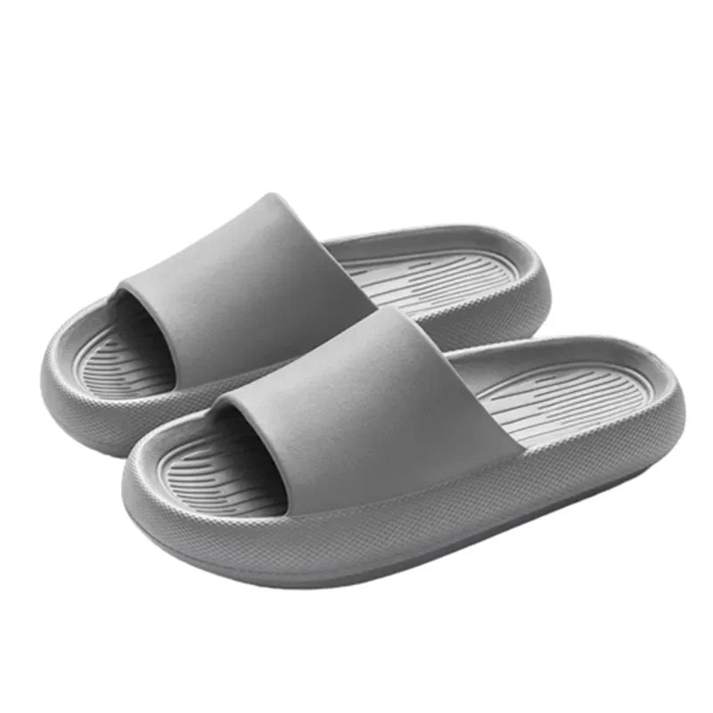 New Cloud Soft EVA Slippers Couples Home Outdoor Slipper Summer Beach Sandals Men Flip Flops Women Bedroom Thick Bottom Shoes