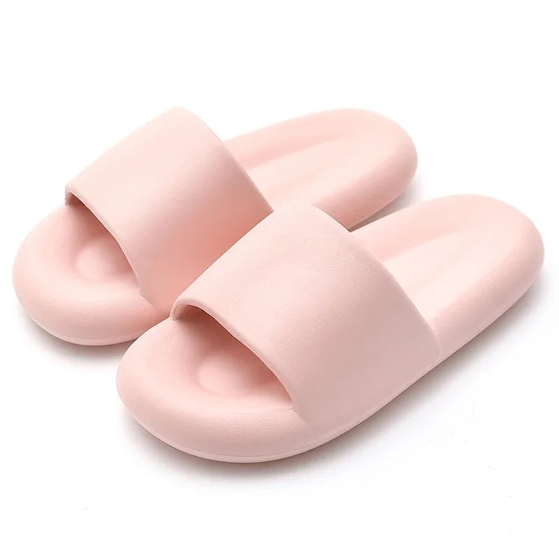 New Cloud Soft EVA Slippers Couples Home Outdoor Slipper Summer Beach Sandals Men Flip Flops Women Bedroom Thick Bottom Shoes