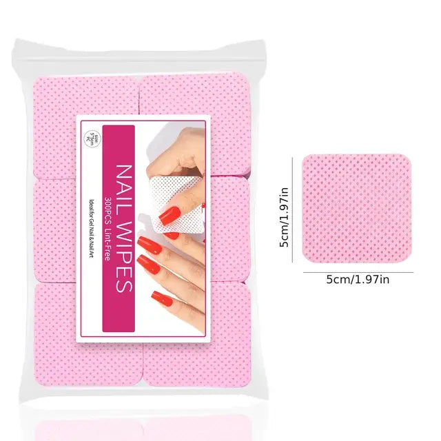 Dissolving Wipes for Nail Polish Removal Non-Woven Pads for Miles Salon